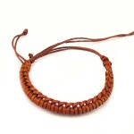 Les trsors de lily [f4438] - bracelet ethnique 'bali' marron