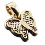 Les trsors de lily [g1694] - pendentif plaqu or 'papillon