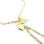 Les trsors de lily [g9384] - bracelet bague plaqu or  gwada