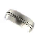 Les tr�sors de lily [k7679] - bague homme &peaceful& acier