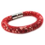 Les tr�sors de lily [m4115] - bracelet cr�ateur 'joyaux' rouge