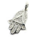 Les trsors de lily [m6933] - pendentif argent 'main fatma