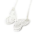 Les trsors de lily [m7031] - collier argent 'papillon lumire' argent
