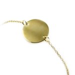 Les trsors de lily [m7983] - gourmette plaqu or 'identit