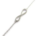 Les trsors de lily [m9572] - bracelet argent &infini& blanc