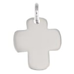 Les tr�sors de lily [q2933] - pendentif argent 'croix' argent� - 16x14 mm