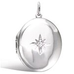 Les trsors de lily [q4025] - pendentif argent 'secrets' rhodi (cassolette) - 25x20 mm