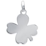 Les trsors de lily [q6688] - pendentif argent 'trfle' argent - 15x15 mm