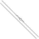 Les trsors de lily [q7362] - chane acier 'micro - billes' acier - 55 cm 2. 4 mm
