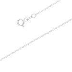 Les trsors de lily [q8213] - chane cheville argent 'forat' argent - 23 cm 1 mm