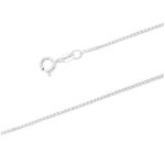 Les trsors de lily [q8214] - chane cheville argent 'maille gourmette' argent - 23 cm 1 mm