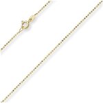 Les trsors de lily [q8924] - collier plaqu or 'boule diamante' dor - 45 cm 1 mm