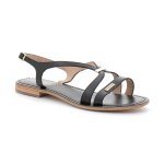 Les tropeziennes - sandales pour femme en cuir hamoon - noir - 41