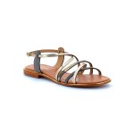 Les tropeziennes - sandales pour femme en cuir harry - gris - 40