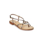 Les tropeziennes - sandales pour femme  entre - doigts en cuir monaco - dor - 39