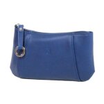 Trousse de maquillage grard henon softline en cuir de vachette lisse gh33595 - bleu