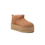Ugg - botte classic ultra mini  plateforme - marron - 40