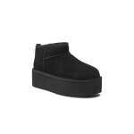Ugg - botte classic ultra mini � plateforme - noir - 37