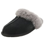 Ugg scuffette 2 femme chaussures pantoufle gris noir - 40