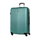 Valise trolley 76 cms en abs. rigide et l�g�re. poign�e t�lescopique, 2 anses r�tractables, 4 roues. ...