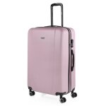 Valise de voyage rigide 4 roues trolley de grande taille xl 75 cm en abs. r�sistante et l�g�re. poign�e ...