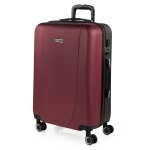 Valise de voyage rigide 4 roues trolley de taille moyenne 65 cm en abs. résistante et légère. poignée ... Valise de voyage rigide 4 roues trolley de taille moyenne 65 cm en abs. résistante et légère. poignée ...