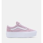 Vans - baskets basses compenses ua old skool stackform - rose - 40