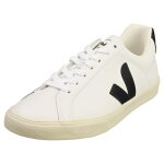 T�nues veja esplar logo femme - baskets en cuir blanc noir - 39