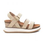 Xti - sandales ? plateforme - beige - 37
