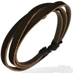 Zense - bracelet homme en cuir monocolore zb0037