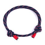 Zense - bracelet marin cordon bleu ajustable pour les hommes zb0339 Zense - bracelet marin cordon bleu ajustable pour les hommes zb0339