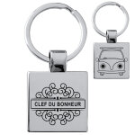 Porte - clés gravé carré Porte - clés gravé carré