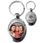 Porte - cl metal personnalis avec jeton
