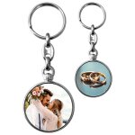 Porte - cl metal rond double face 33mm