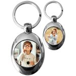 Porte - cl personnalis mtal double faces