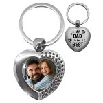 Porte cls photo coeur effet diamants