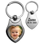 Porte cls photo coeur mtal