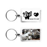 Porte - clé photo cristal rectangle 40x25 Porte - clé photo cristal rectangle 40x25
