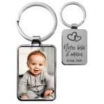Porte - cls rectangulaire personnalis photo et gravure
