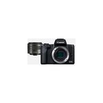 Appareil photo hybride canon eos m50 mark ii noir + objectif ef - m 15 - 45mm f / 3. 5 - 6. 3 is stm ...