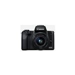Appareil photo hybride - canon eos m50 noir + objectif ef - m 15 - 45mm stm noir