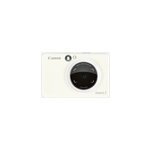 Appareil photo et imprimante instantan�e canon zoemini s, blanc perle
