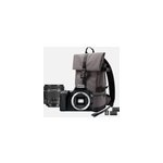 Canon eos 250d, noir + objectif 18 - 55mm f / 4 - 5. 6 is stm, noir + sac � dos + carte sd + batterie ...