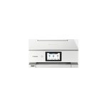 Imprimante photo jet d'encre couleur multifonction sans fil canon pixma ts8751, blanche