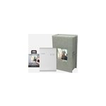 Kit haut de gamme imprimante photo couleur portable sans fil canon selphy square qx10, blanc