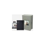 Kit haut de gamme imprimante photo couleur portable sans fil canon selphy square qx10, noir