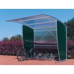 Abris vlos et motos en polycarbonate de forme rectiligne