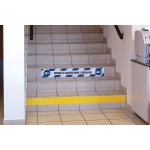 Adh�sif pour contremarche - serrez � gauche dans l'escalier