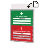 Affichage obligatoire � insert des secouristes et des �quipiers incendie