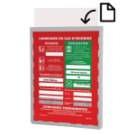 Affichage obligatoire � insert sur les consignes de s�curit� en cas d'incendie